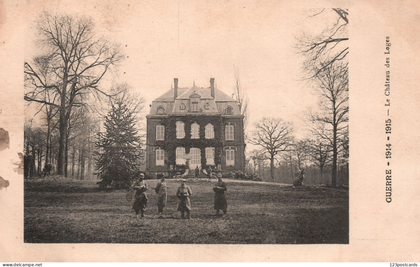 Beuvraignes - Guerre 1914-1915 - Le Château Des Loges - Ecrite - RARE ! - Beuvraignes