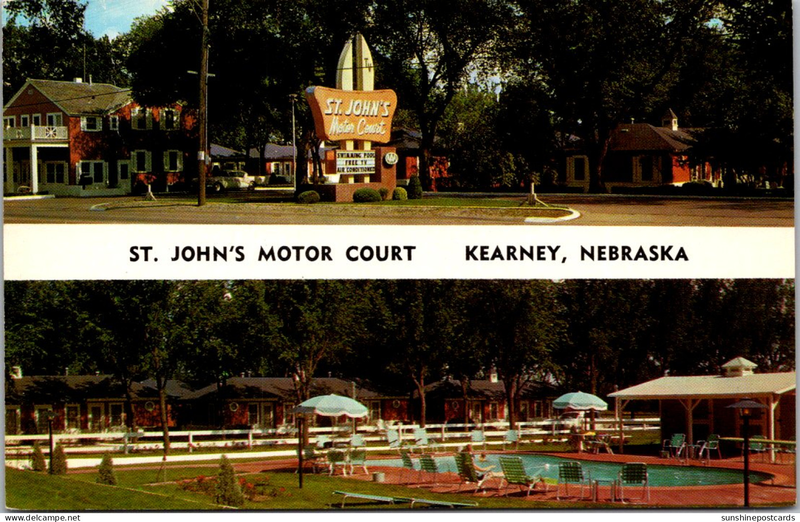 Nebraska Kearney St John's Motor Court Split View - Kearney