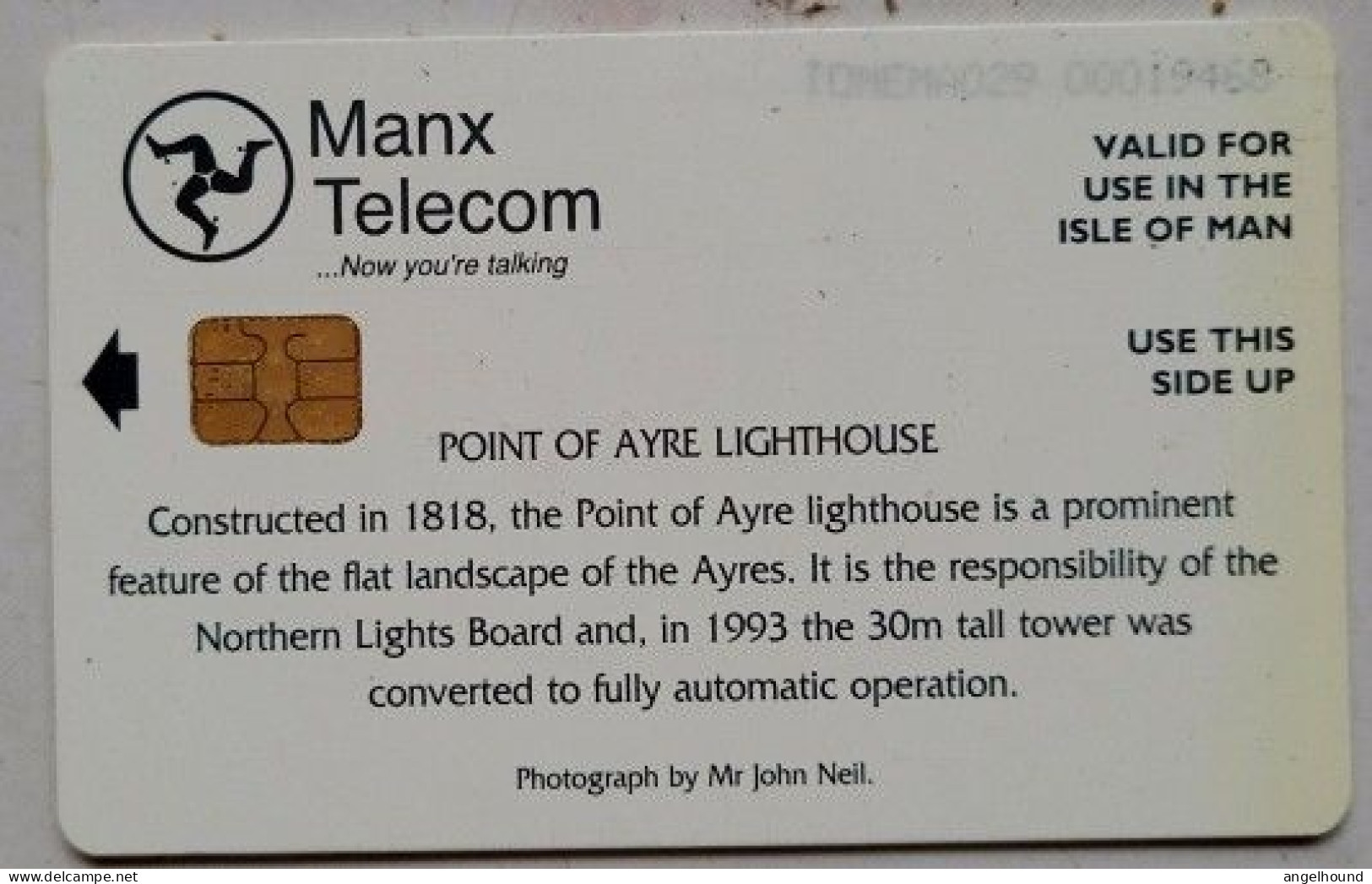 Isle Of Man 21 Units £2 " Point Of Ayre  Lighthouse " - Isla De Man