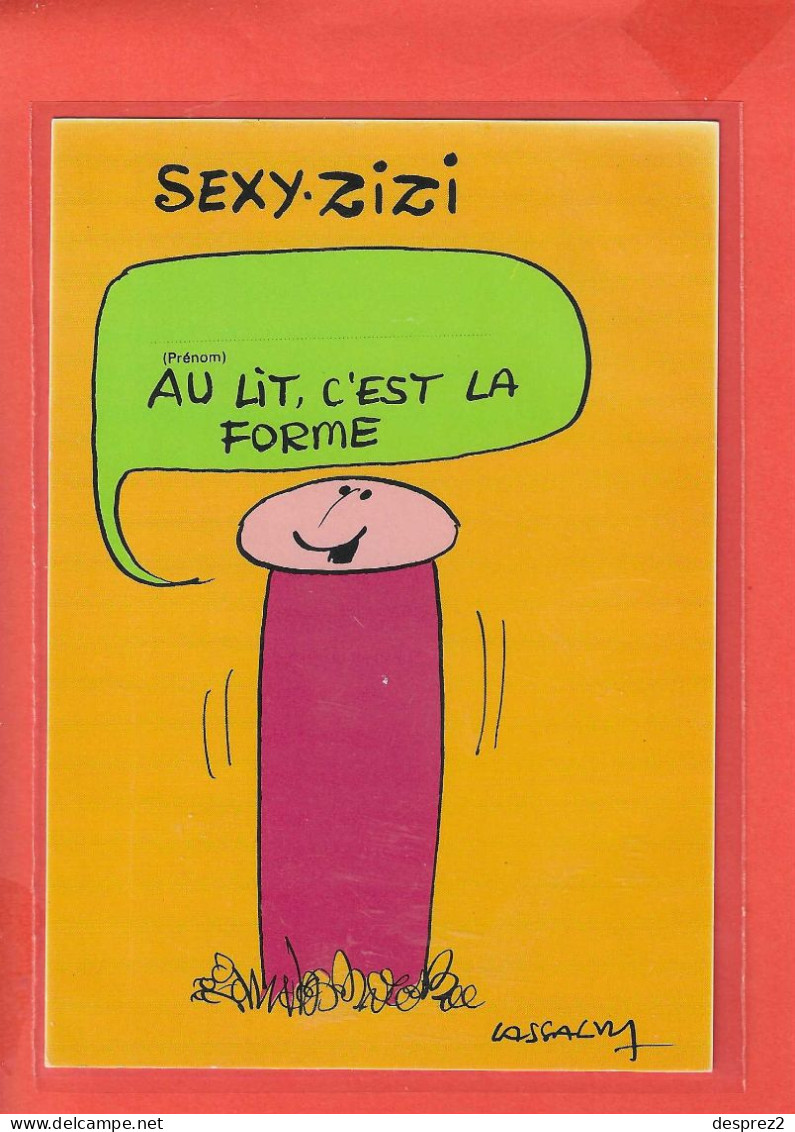 Illustrateur LASSALVY  Cp Animée SEXY ZIZI  Format 15 Cm X 10.5 Cm - Lassalvy