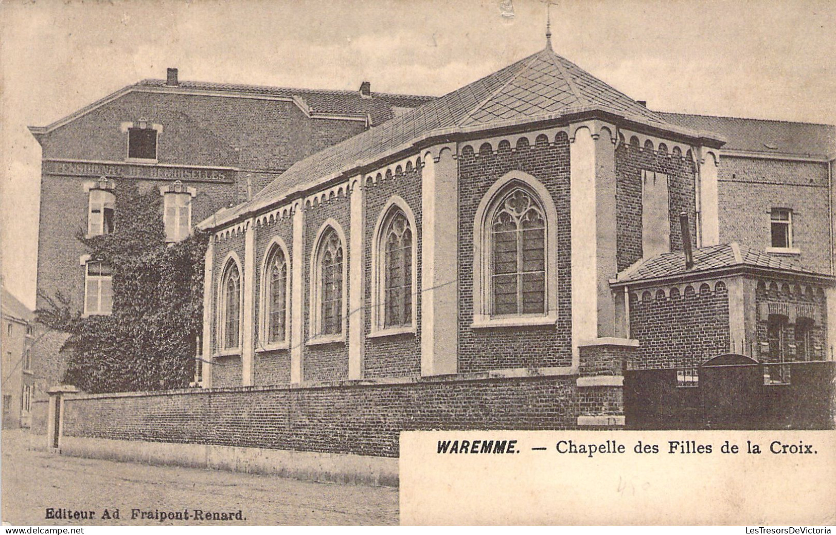 BELGIQUE - WAREMME - Chapelle Des Filles De La Croix - Edition Fraipont - Carte Postale Ancienne - Borgworm