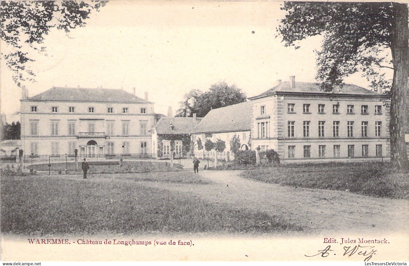 BELGIQUE - WAREMME - Chateau De Longchamps - Jules Moentack - Carte Postale Ancienne - Borgworm