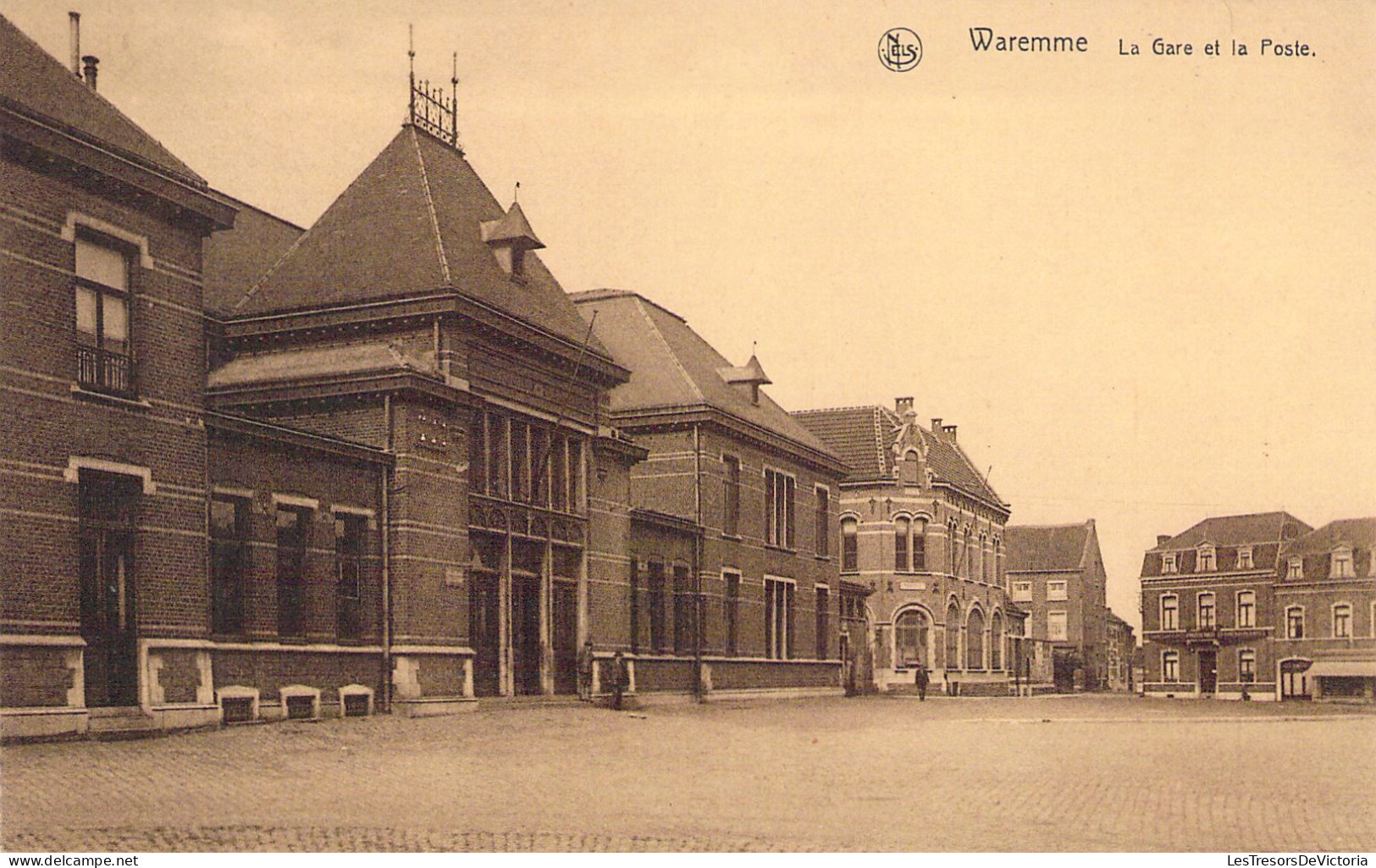 BELGIQUE - WAREMME - La Gare Et La Poste - Nels - Carte Postale Ancienne - Borgworm