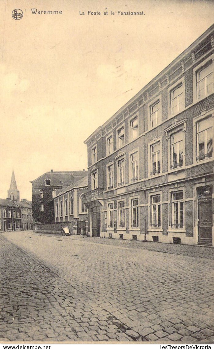 BELGIQUE - WAREMME - La Poste Et Le Pensionnat - Carte Postale Ancienne - Waremme