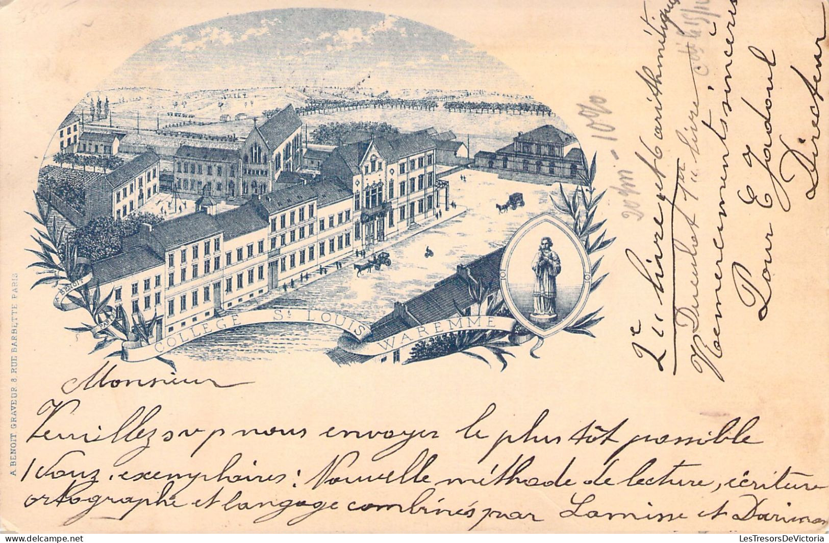 BELGIQUE - WAREMME - Collège Saint Louis - Carte Postale Ancienne - Waremme