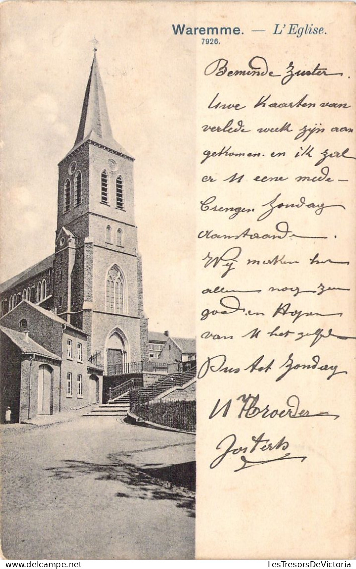 BELGIQUE - WAREMME - L'église - Carte Postale Ancienne - Borgworm