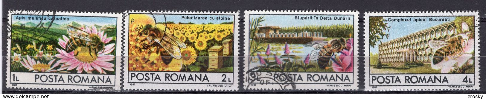 S1545 - ROMANIA ROUMANIE Yv N°3771/74 - Gebraucht