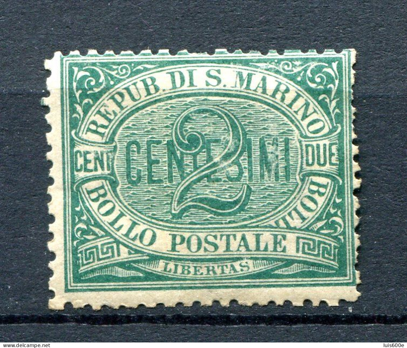 1877/90.SAN MARINO.YVERT 1*.NUEVO.(MH).CATALOGO 22€ - Used Stamps