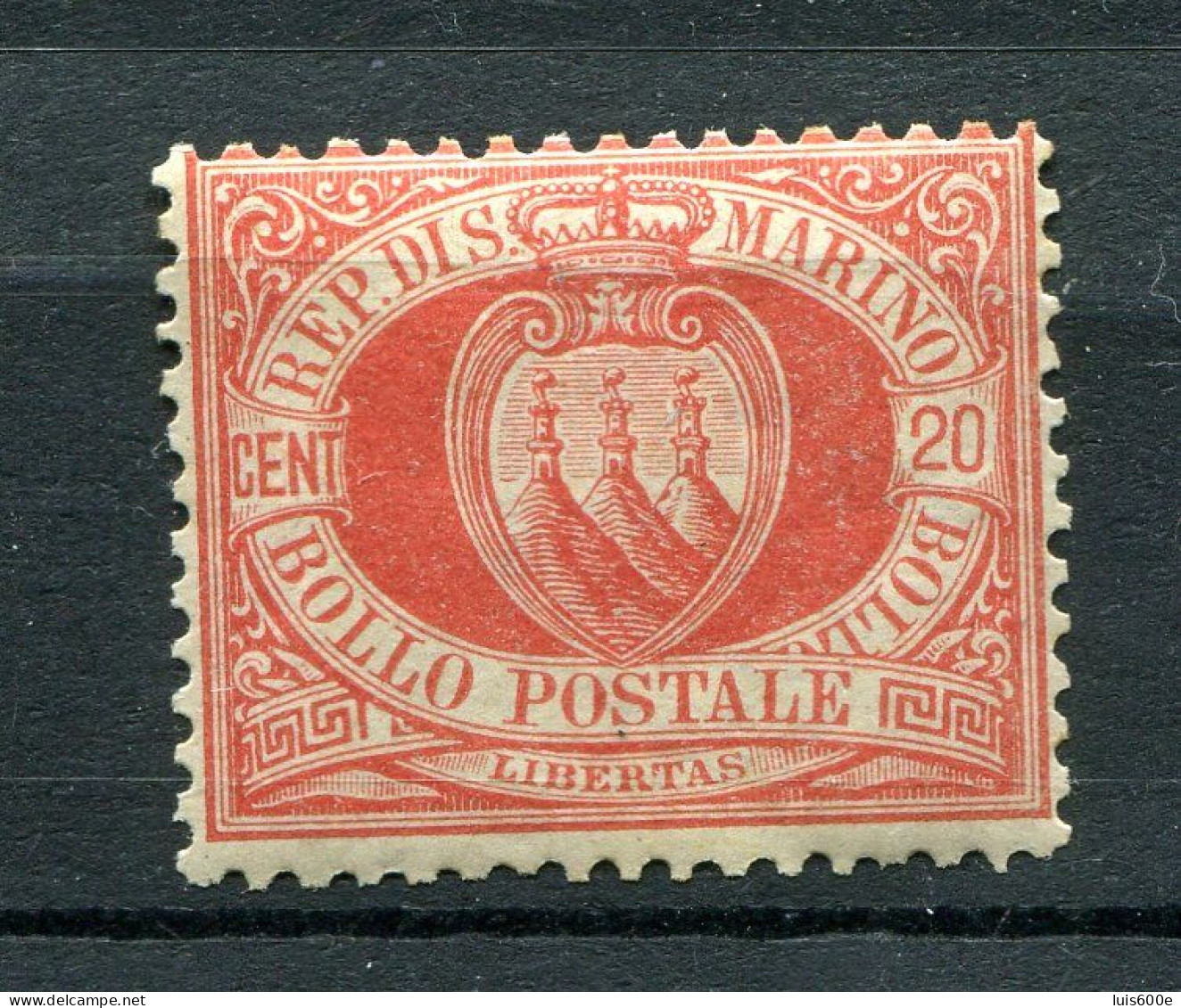 1877/90.SAN MARINO.YVERT 4*.NUEVO.(MH).CATALOGO 28€ - Gebruikt