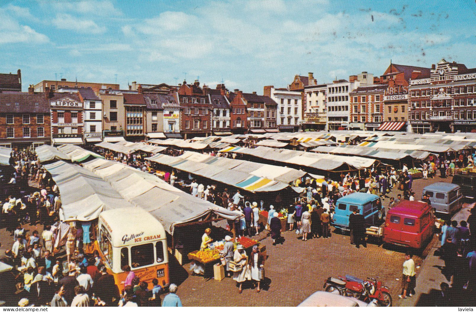 ANGLETERRE - NORTHAMPTON - Market Square - 1963 - Northamptonshire