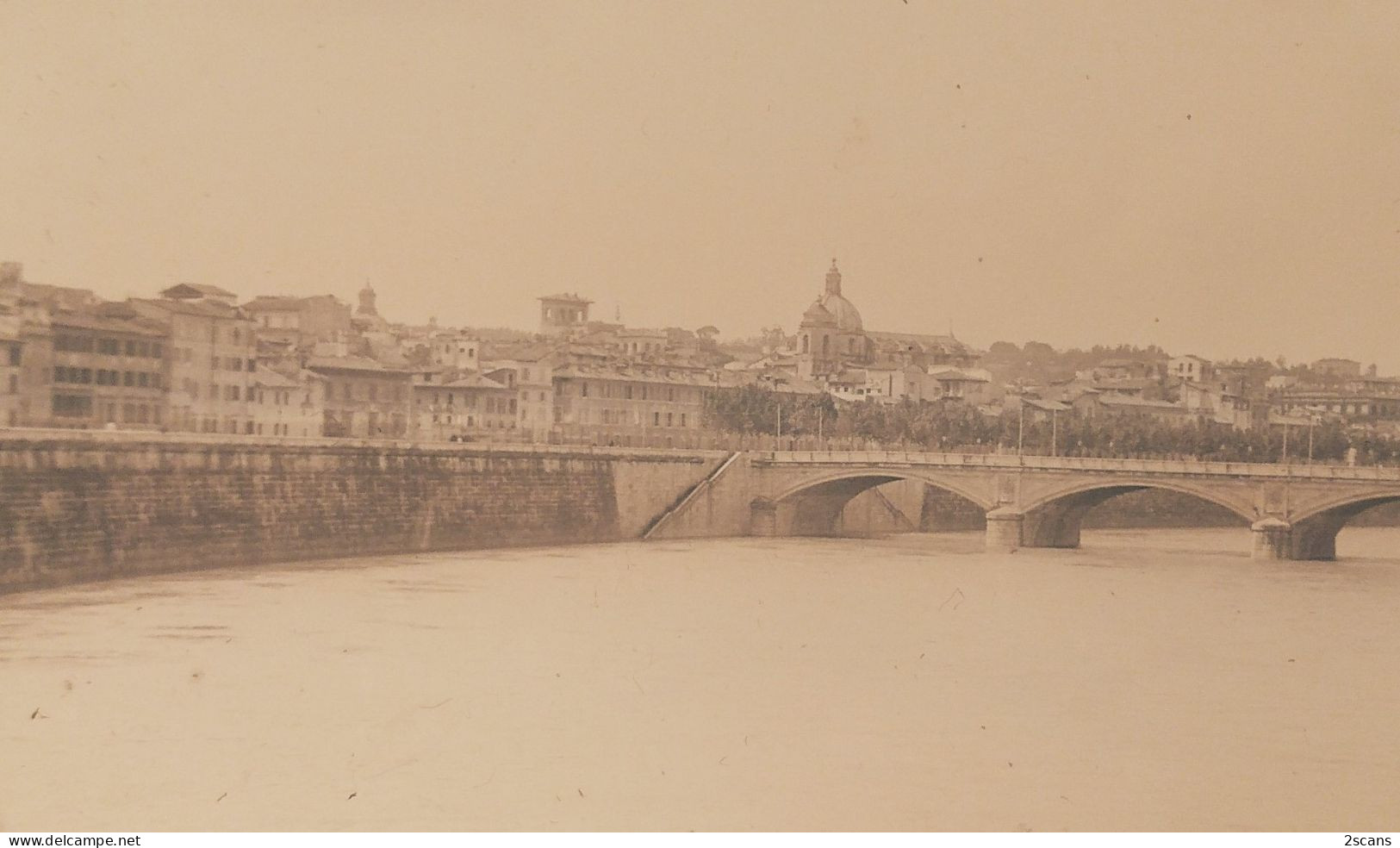 Italie - ROME - ROMA - Plaque De Verre Ancienne (1906) - Le Tibre, Au Pont Cavour - Ponts