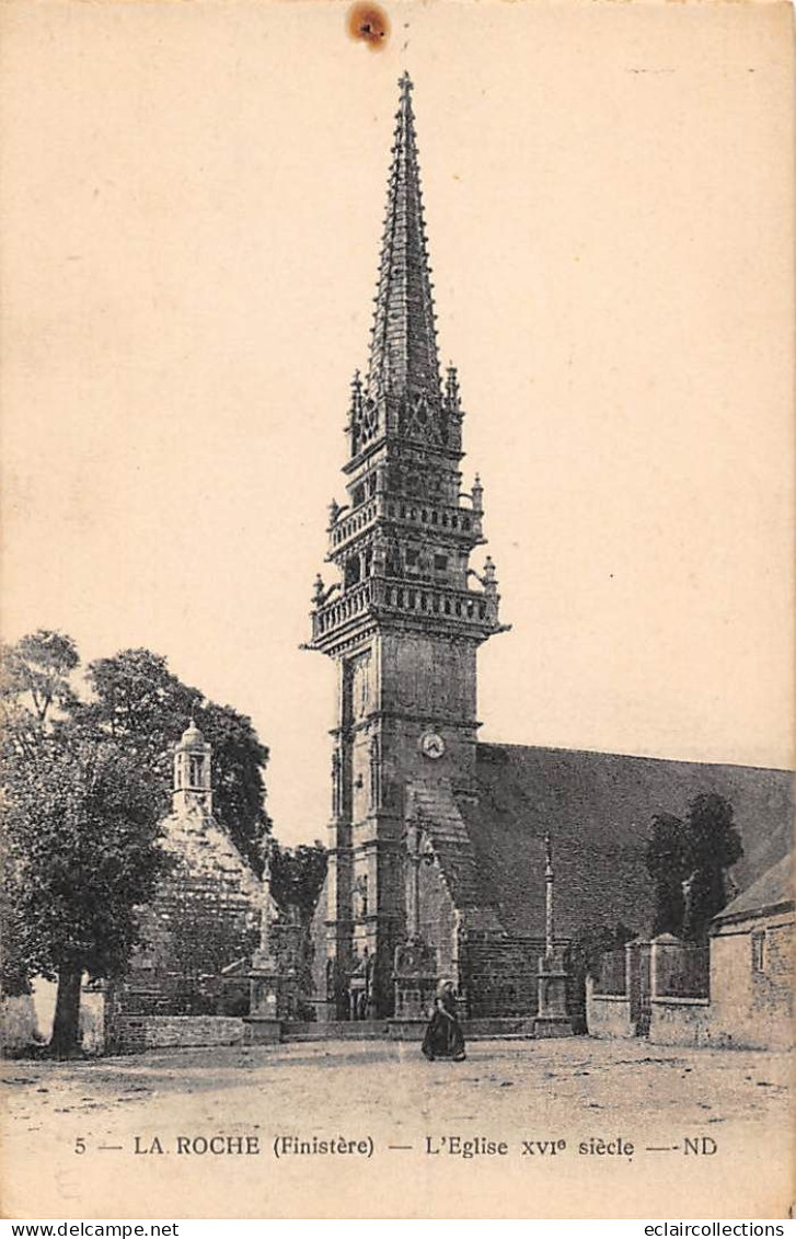 La Roche Maurice   .       29          L'église           N° 5   (voir Scan) - La Roche-Maurice