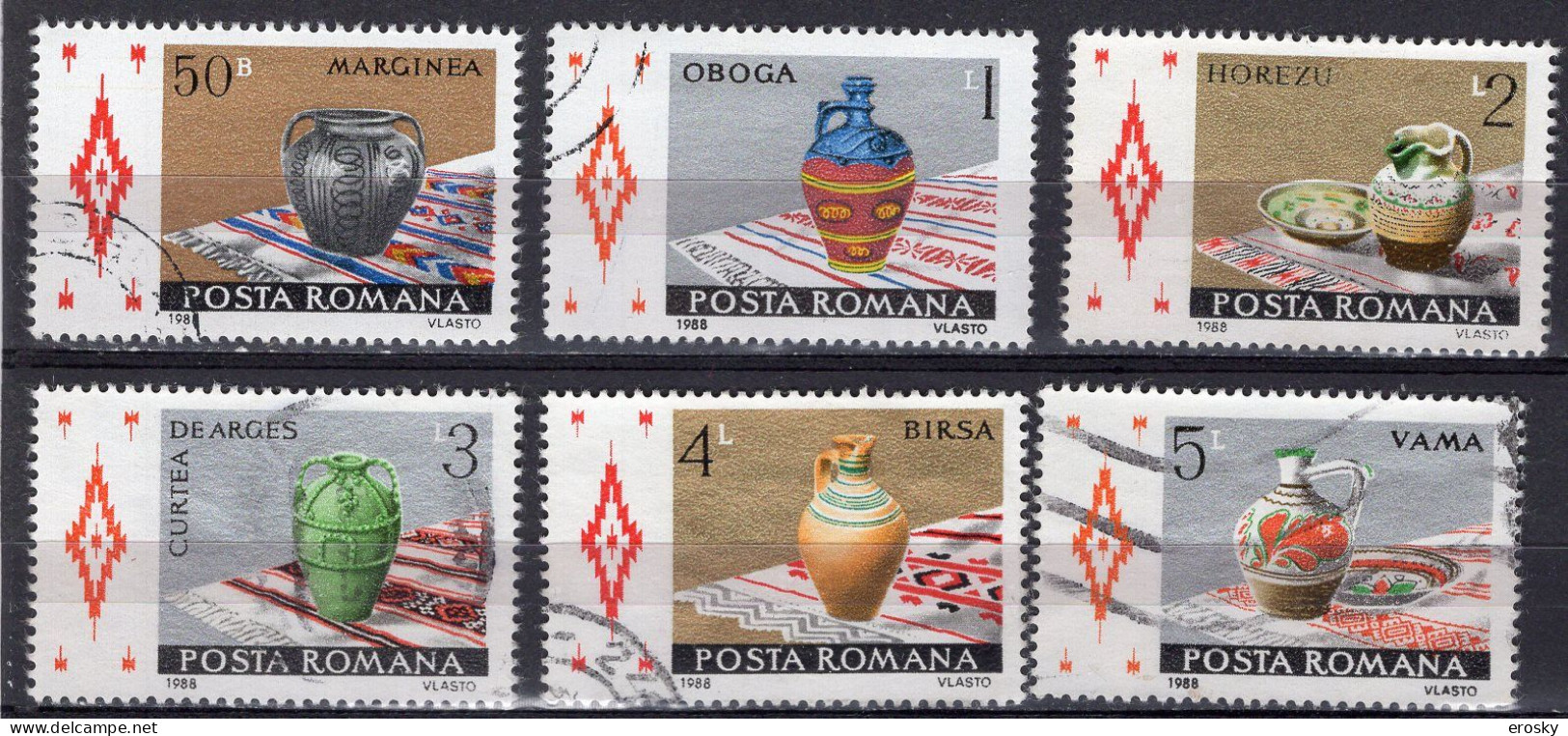 S1559 - ROMANIA ROUMANIE Yv N°3792/97 - Gebraucht