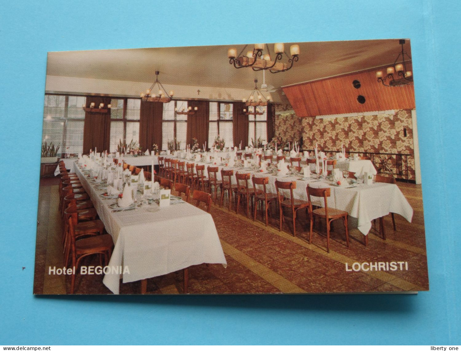 Hotel BEGONIA - Restaurant 'T SCHUURKE > 9130 Lochristi ( Zie / Voir Scans ) CDV ! - Visitenkarten