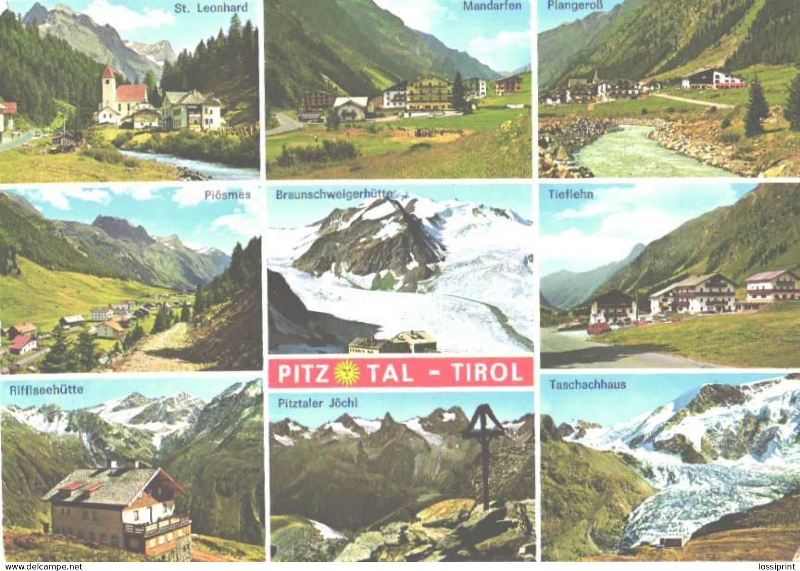 Austria:Pitztal Views, Houses, Mountains - Pitztal