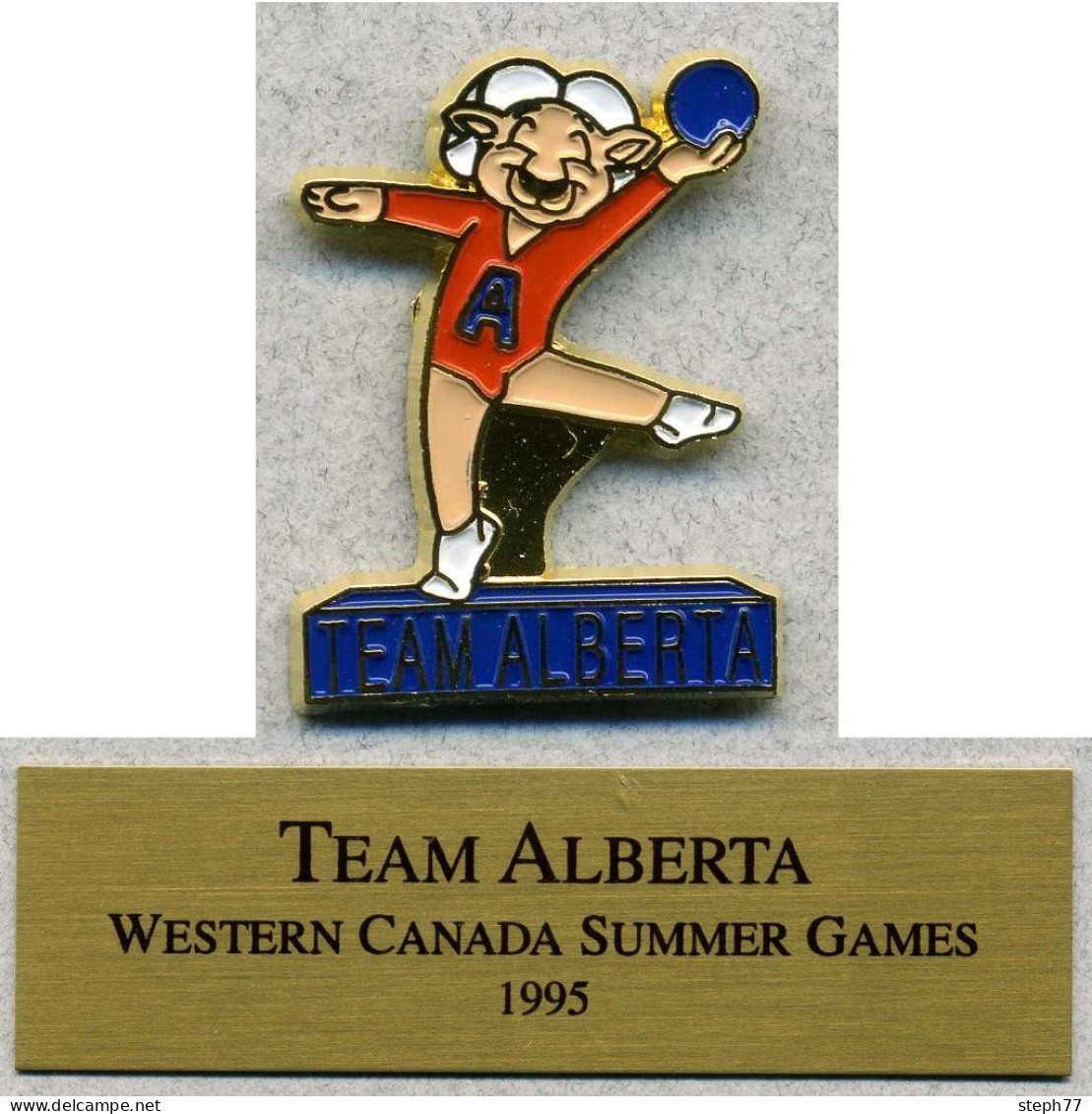 Pin's Sport Jeux D'été Du Canada 1995 Alberta Artistic Gymnastic Gymnastique Artistique - Gymnastics