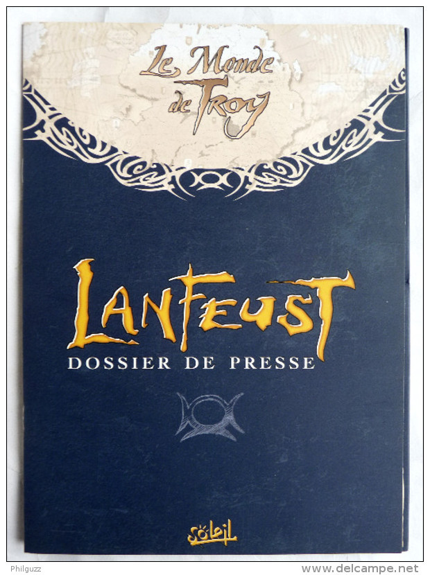 TRES BEAU DOSSIER DE PRESSE TARQUIN - LANFEUST LE MONDE DE TROY - Dossiers De Presse