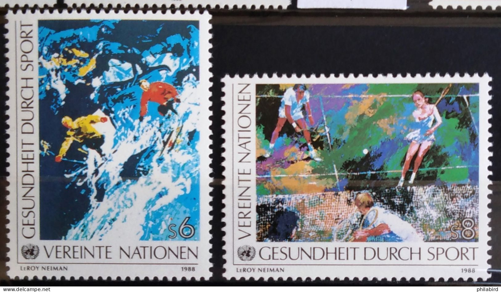 NATIONS-UNIS - VIENNE                          N° 85/86                        NEUF** - Unused Stamps