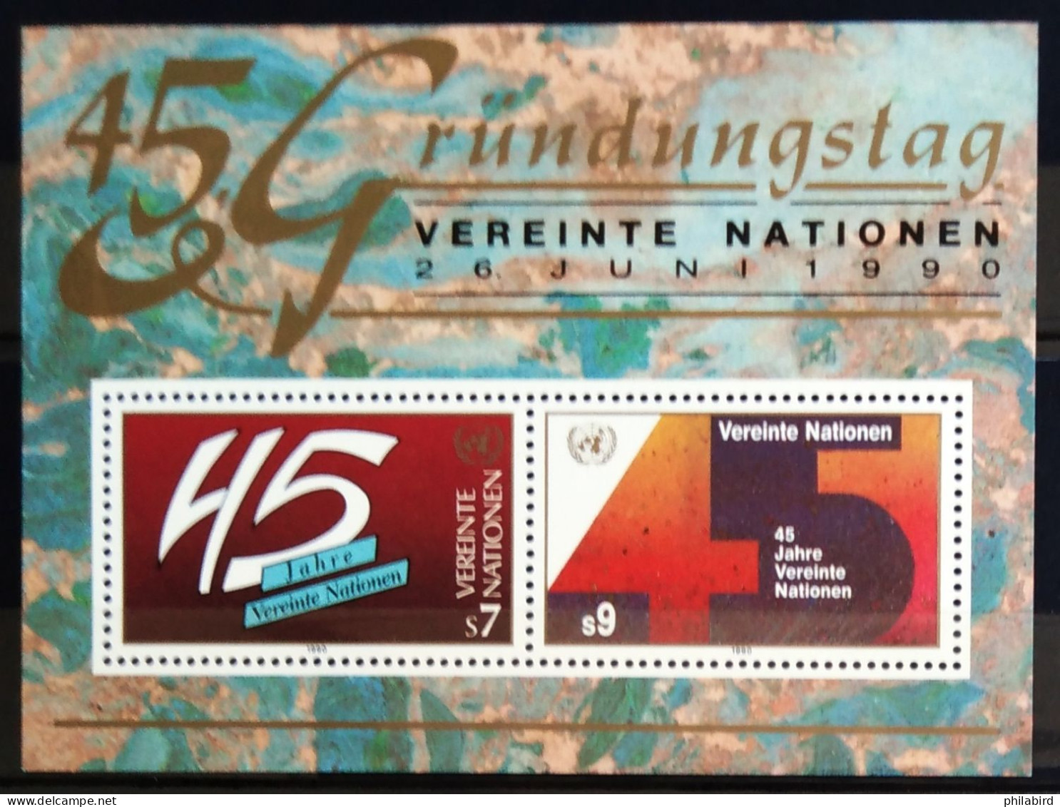 NATIONS-UNIS - VIENNE                          B.F 5                        NEUF** - Unused Stamps