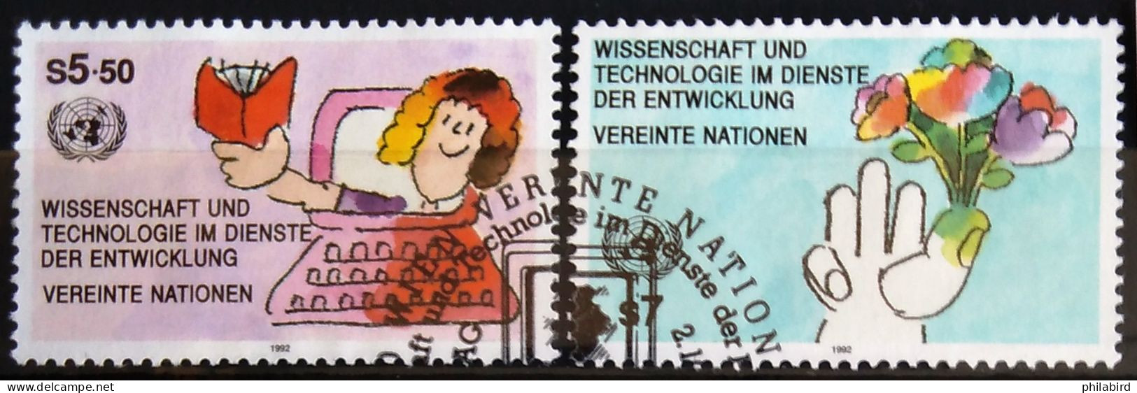 NATIONS-UNIS - VIENNE                          N° 147/148                       OBLITERE - Gebraucht