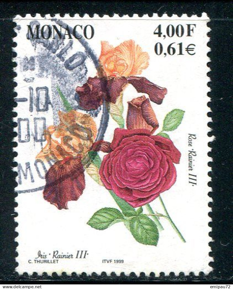 MONACO- Y&T N°2217- Oblitéré (fleurs) - Used Stamps