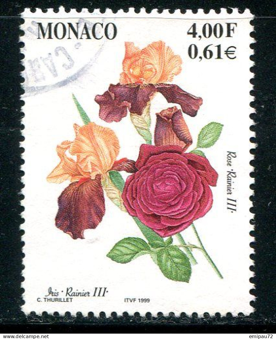 MONACO- Y&T N°2217- Oblitéré (fleurs) - Gebruikt