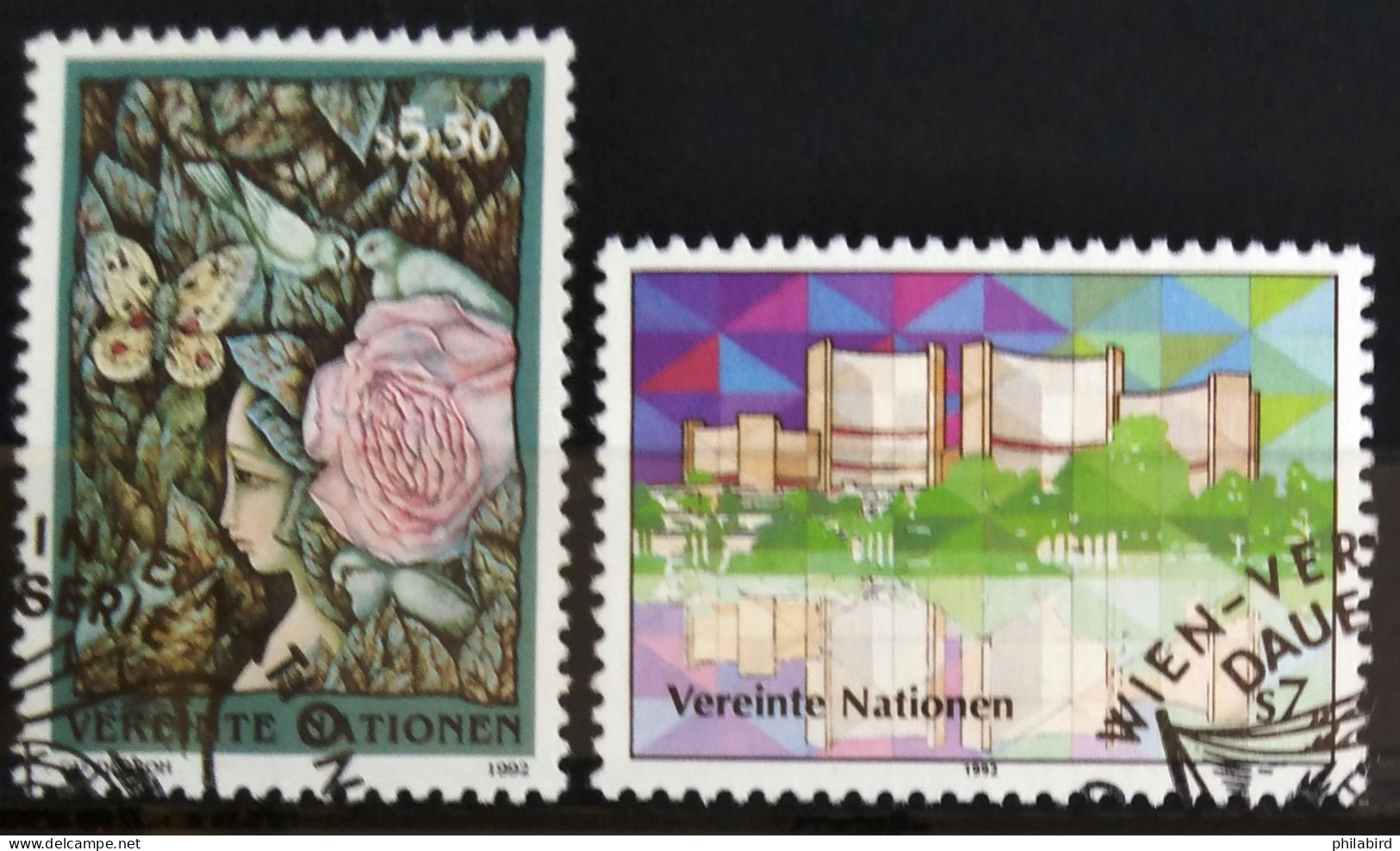 NATIONS-UNIS - VIENNE                          N° 149/150                       OBLITERE - Oblitérés