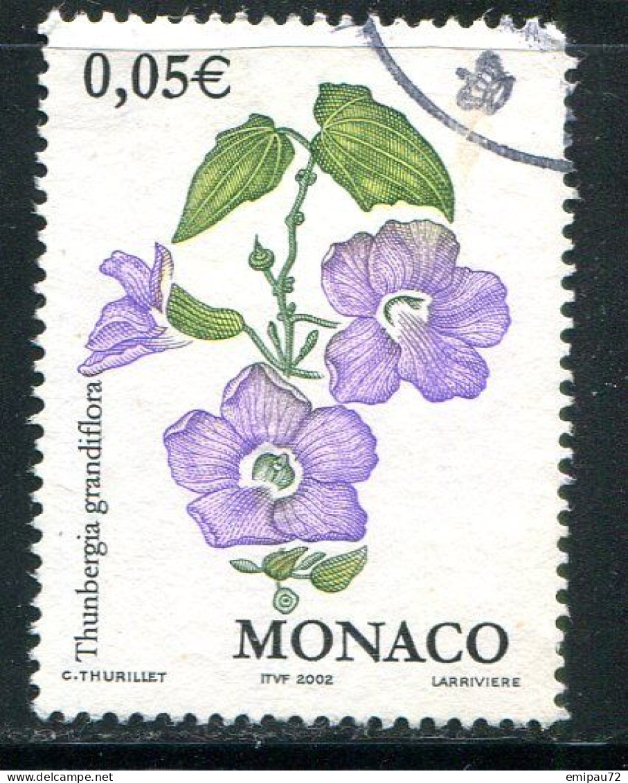 MONACO- Y&T N°2321- Oblitéré (fleurs) - Usados