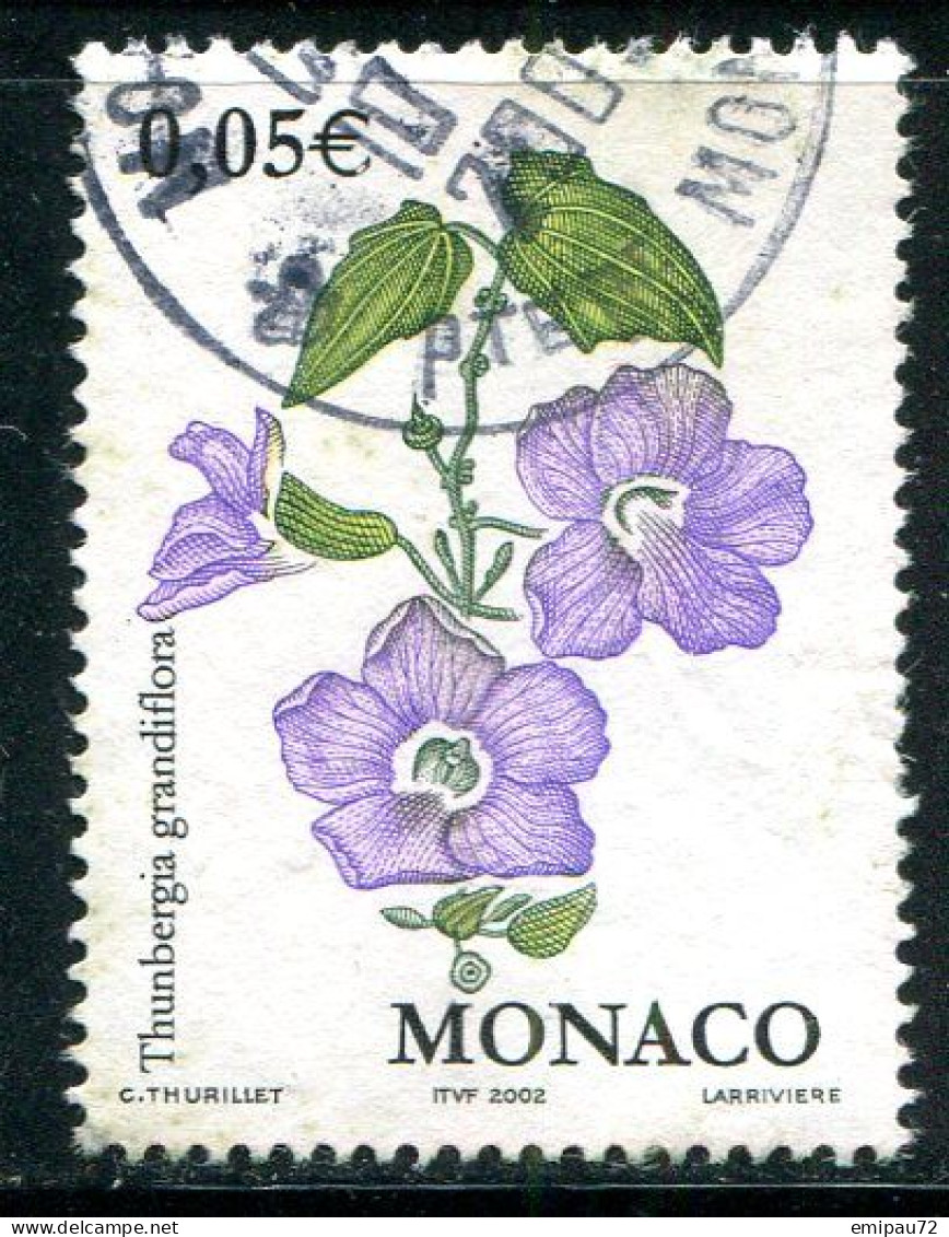 MONACO- Y&T N°2321- Oblitéré (fleurs) - Usados