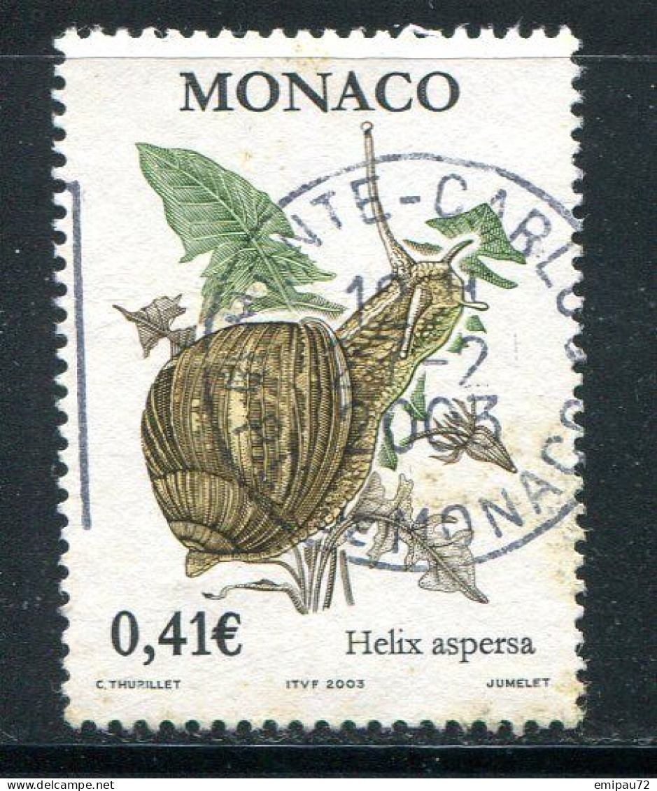 MONACO- Y&T N°2377- Oblitéré (escargot) - Gebraucht