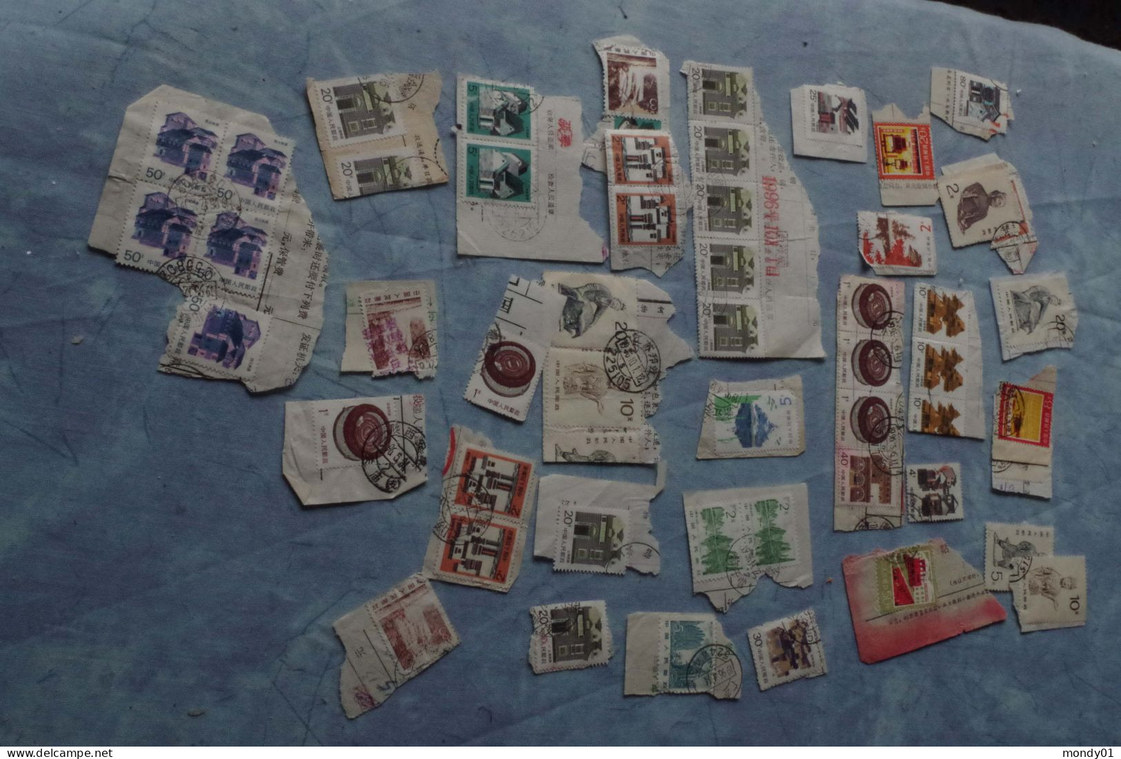 6-743 Chine China Lot De Timbres Oblitérés Annees 90 Set Obliteration - Used Stamps