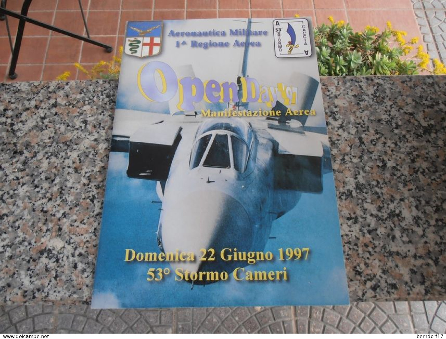 A.M.I. - COMANDO 1a REGIONE AEREA /53° STORMO CAMERI - OPEN DAY 22.06.1997 - Aviazione