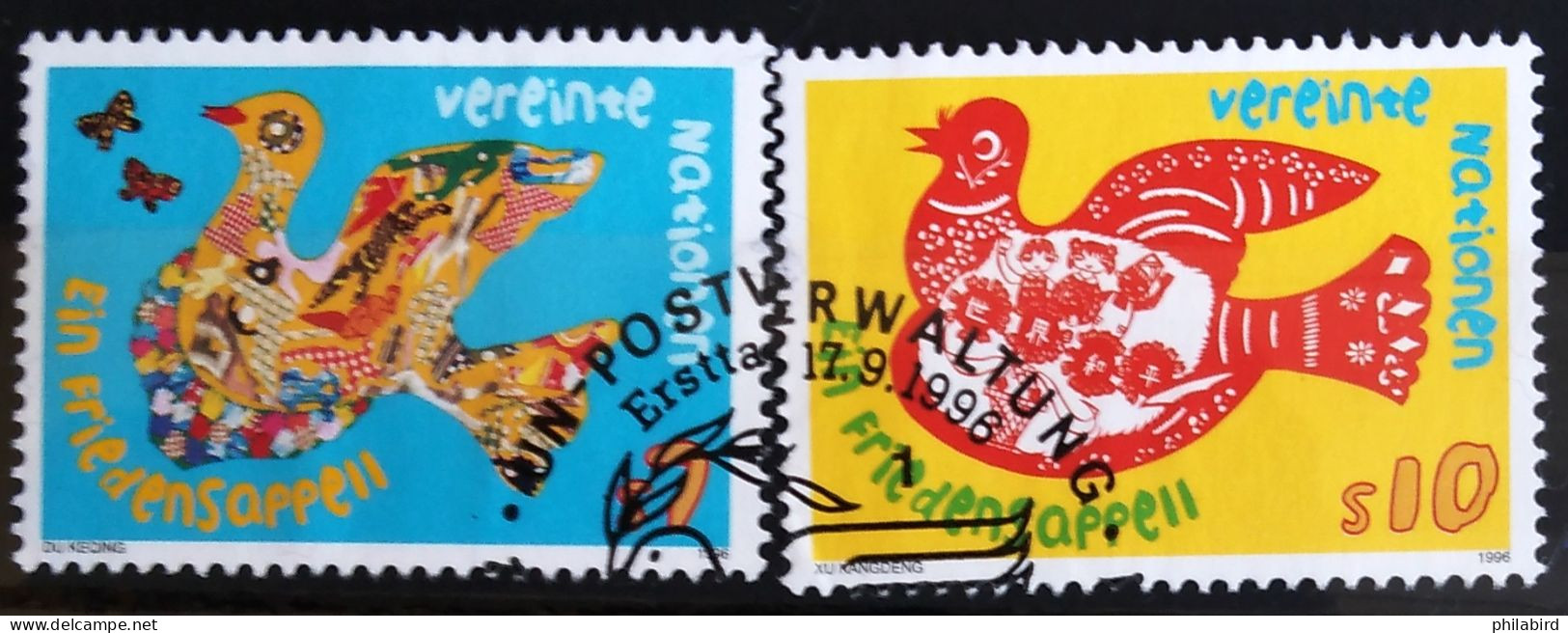 NATIONS-UNIS - VIENNE                          N° 236/237                       OBLITERE - Gebraucht