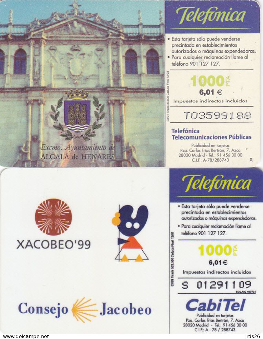 Spain 2 Phonecards Chip - - - Buildings - Other & Unclassified