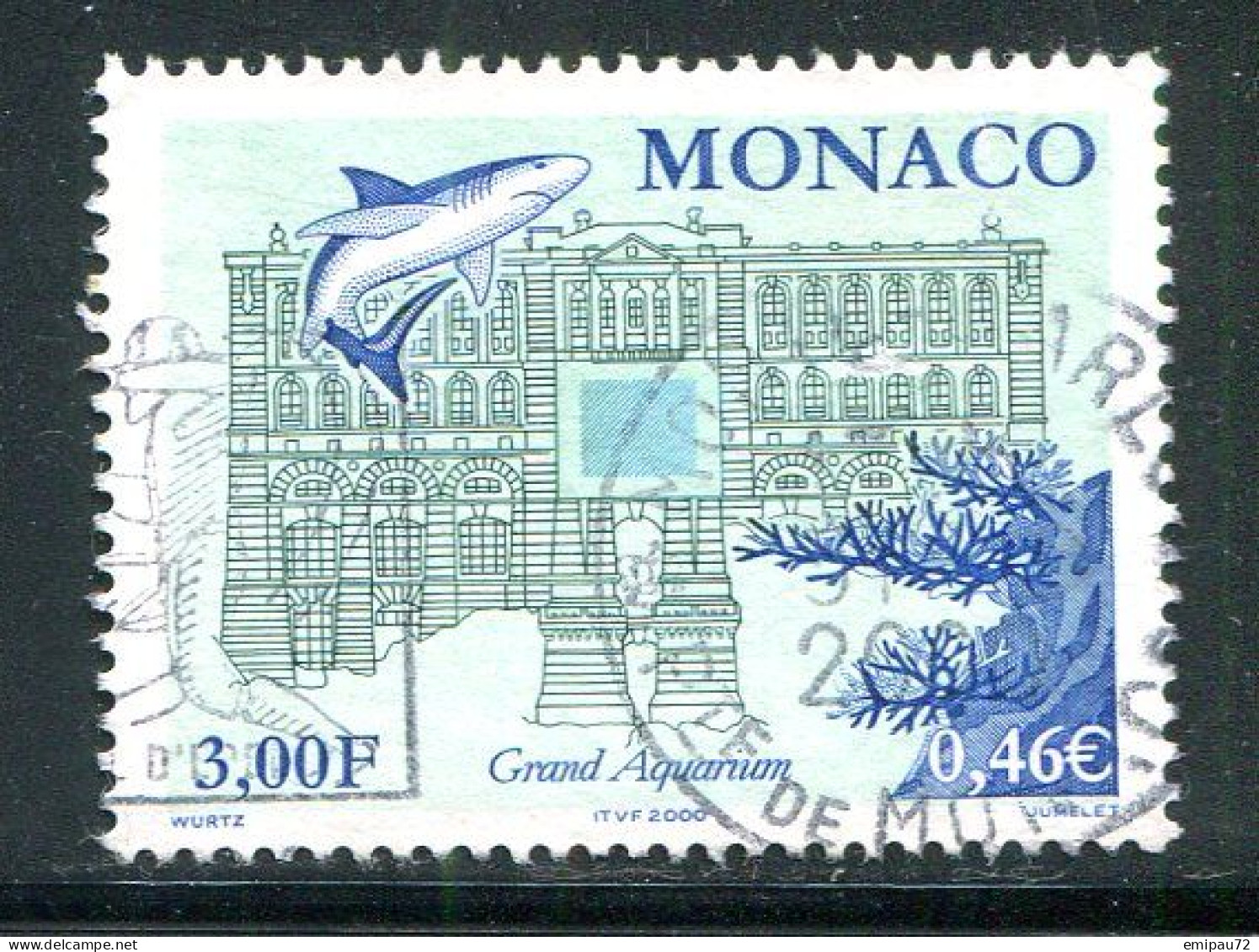 MONACO- Y&T N°2268- Oblitéré - Oblitérés