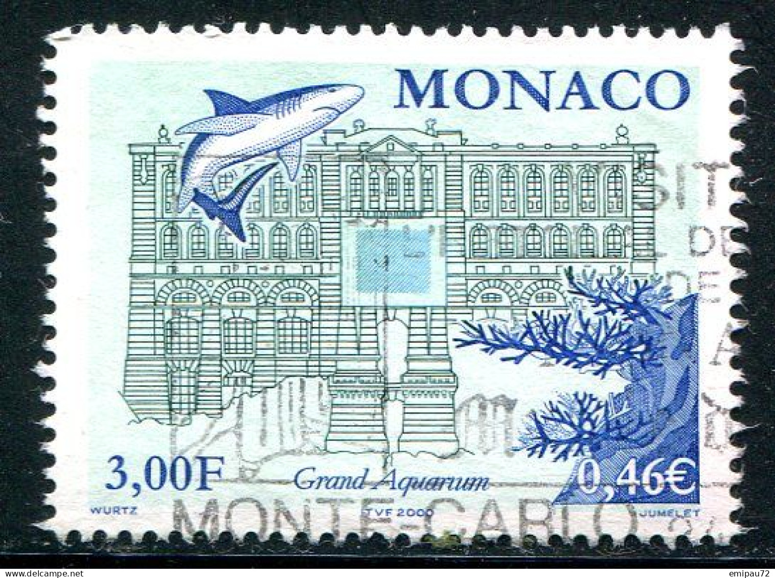 MONACO- Y&T N°2268- Oblitéré - Oblitérés