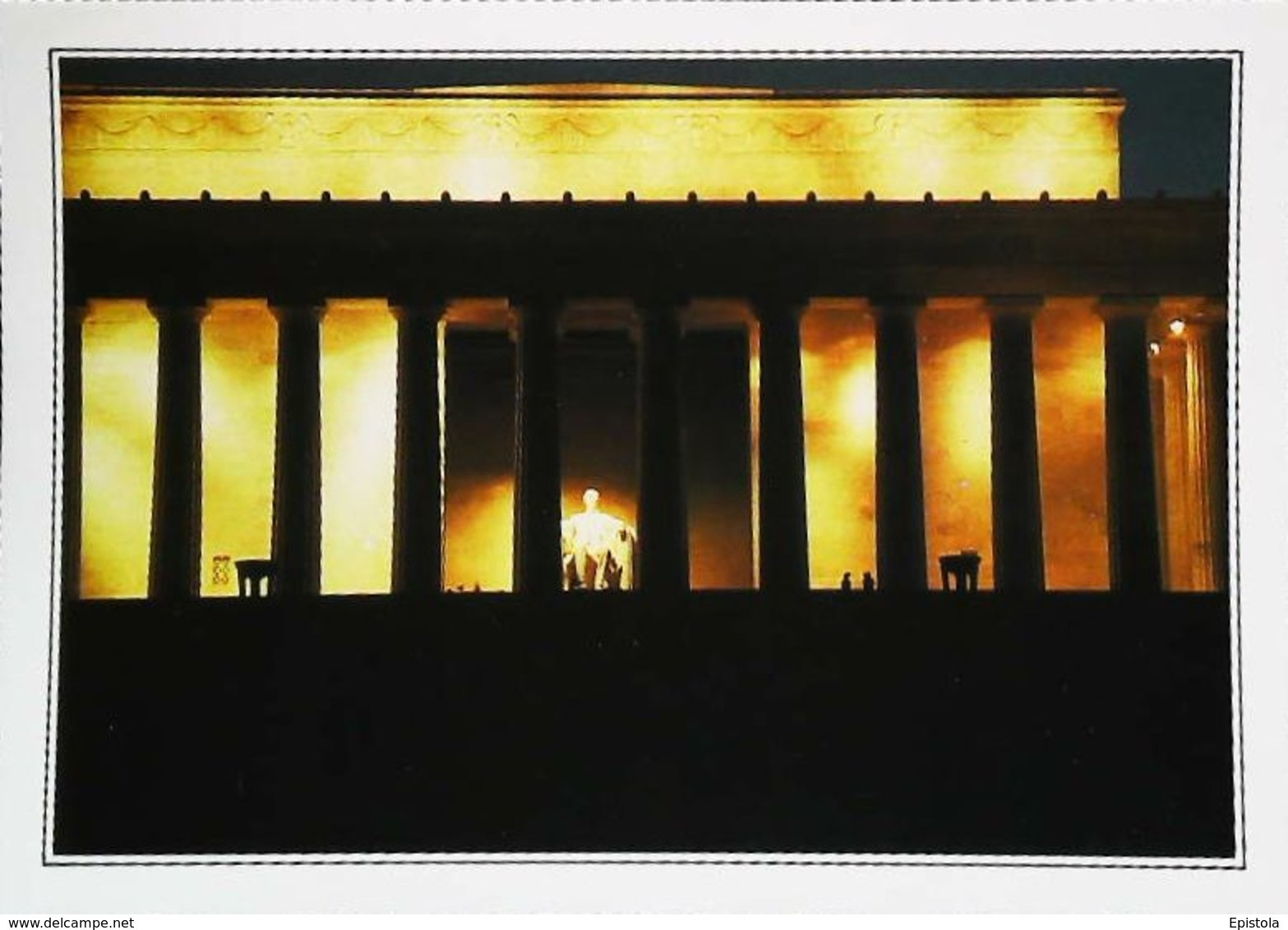 USA  Washington  The Abraham Lincoln Memorial  Années 80s - Presidentes