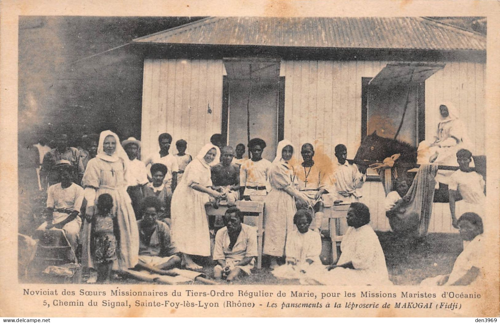 Océanie - Fidji - Les Pansements à La Léproserie De MAKOGAI - Soeurs Missionnaires Maristes, Sainte-Foy-lès-Lyon (Rhône) - Fidschi