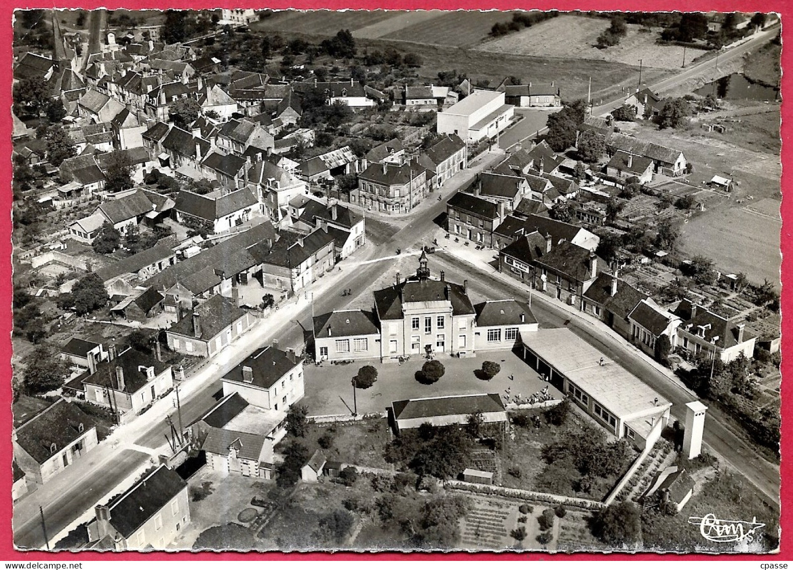 CPSM 37 CLERE-Les-PINS - Vue Générale (aérienne) - Cléré-les-Pins