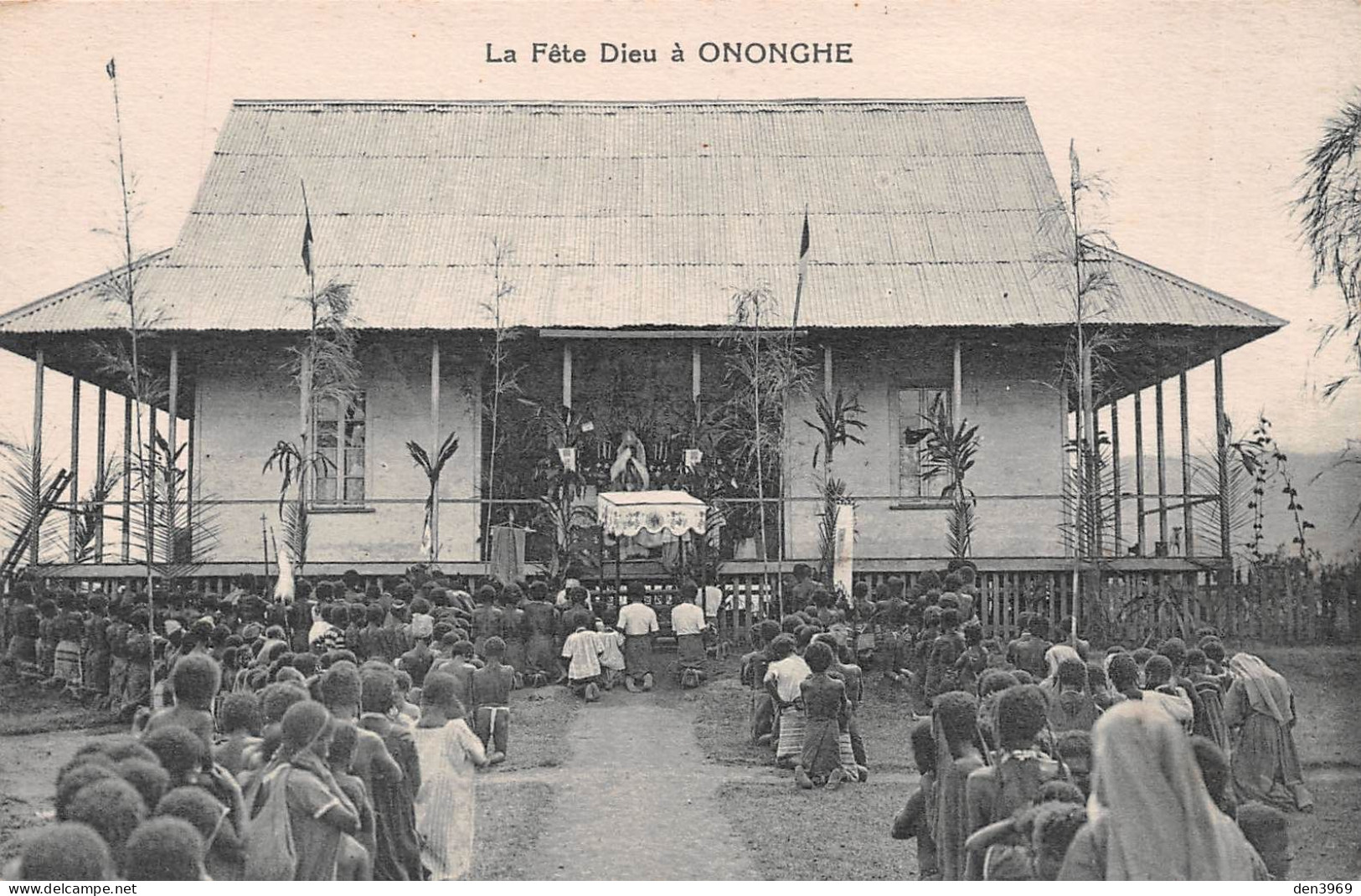 Océanie - Papouasie-Nouvelle Guinée - La Fête Dieu à ONONGHE - Missionnaires Du Sacré-Coeur D'Issoudun (Indre) - Papouasie-Nouvelle-Guinée