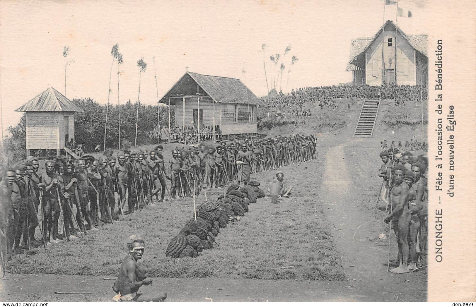 Océanie - Papouasie-Nouvelle Guinée - ONONGHE Fête Bénédiction Nouvelle Eglise - Missionnaires Du Sacré-Coeur D'Issoudun - Papouasie-Nouvelle-Guinée