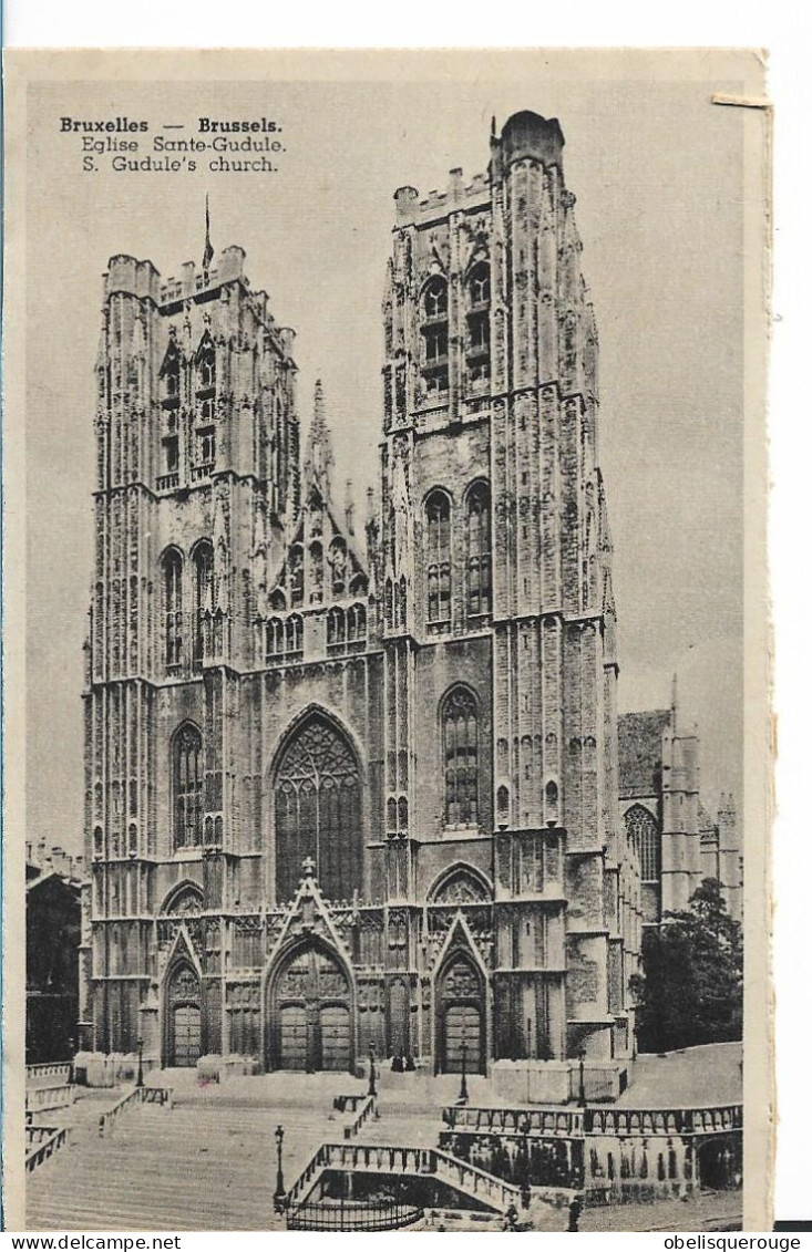 BRUXELLES  BRUSSELS  EGLISE STE GUDULE SAINTE - Personnages Célèbres