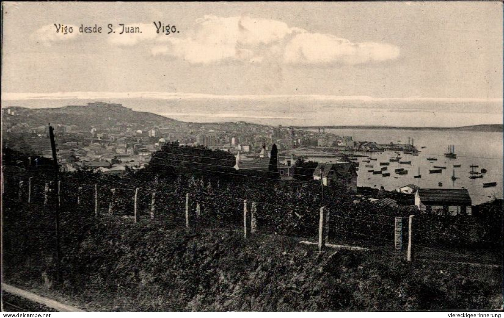 ! Alte Ansichtskarte Aus Vigo Desde S. Juan, Spanien - Pontevedra