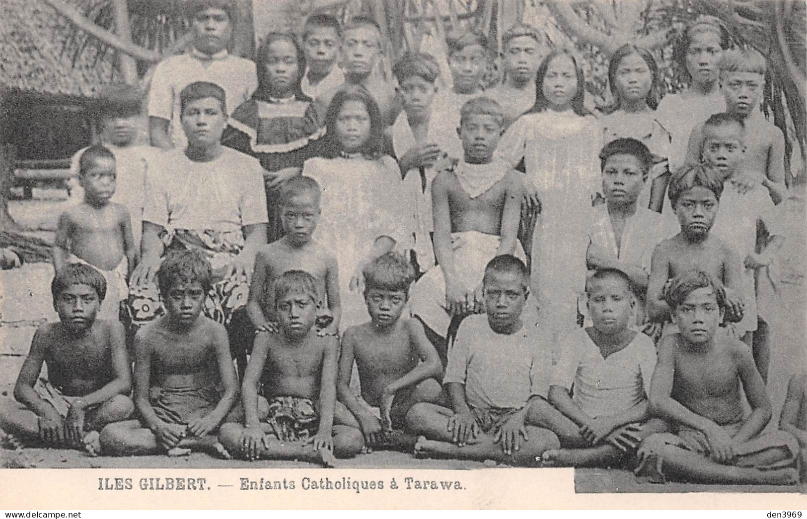 Océanie - Kiribati - Iles GILBERT - Enfants Catholiques à Tarawa - Kiribati