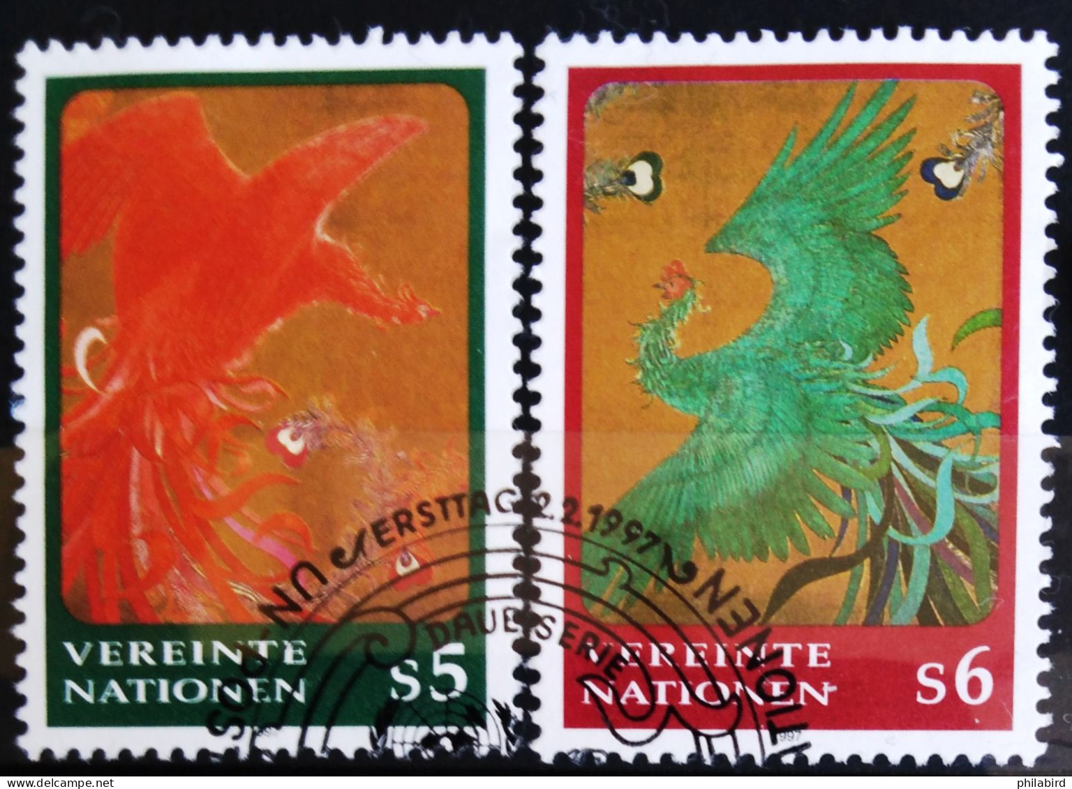 NATIONS-UNIS - VIENNE                          N° 240/241                       OBLITERE - Used Stamps