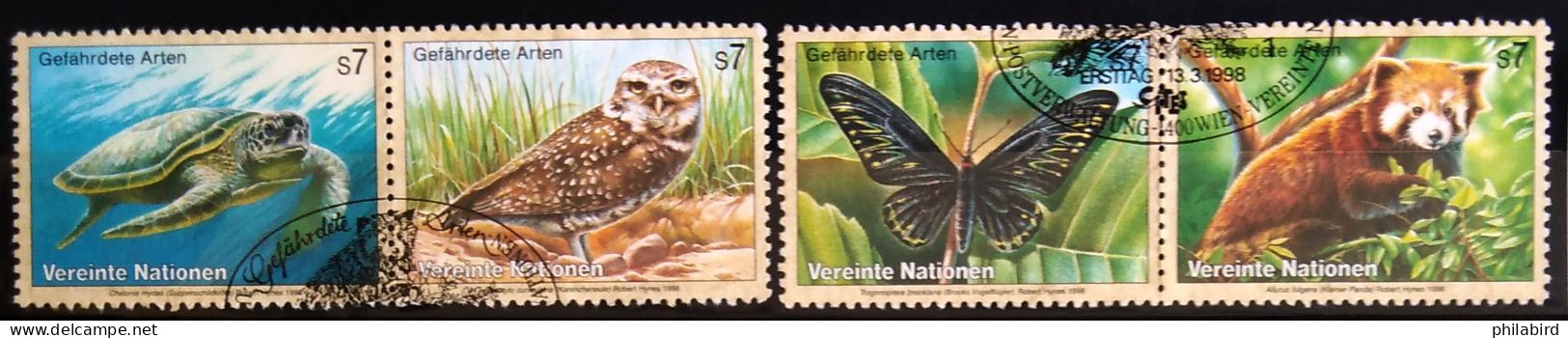 NATIONS-UNIS - VIENNE                          N° 267/270                       OBLITERE - Used Stamps