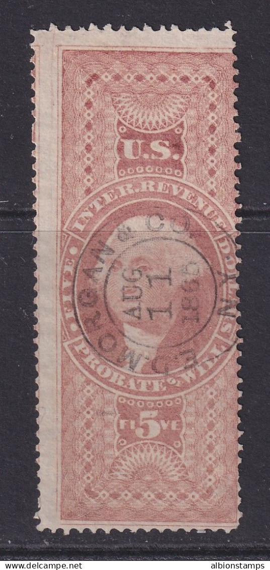 US, Scott R92c, Used, Handstamp Cancel - Fiscale Zegels