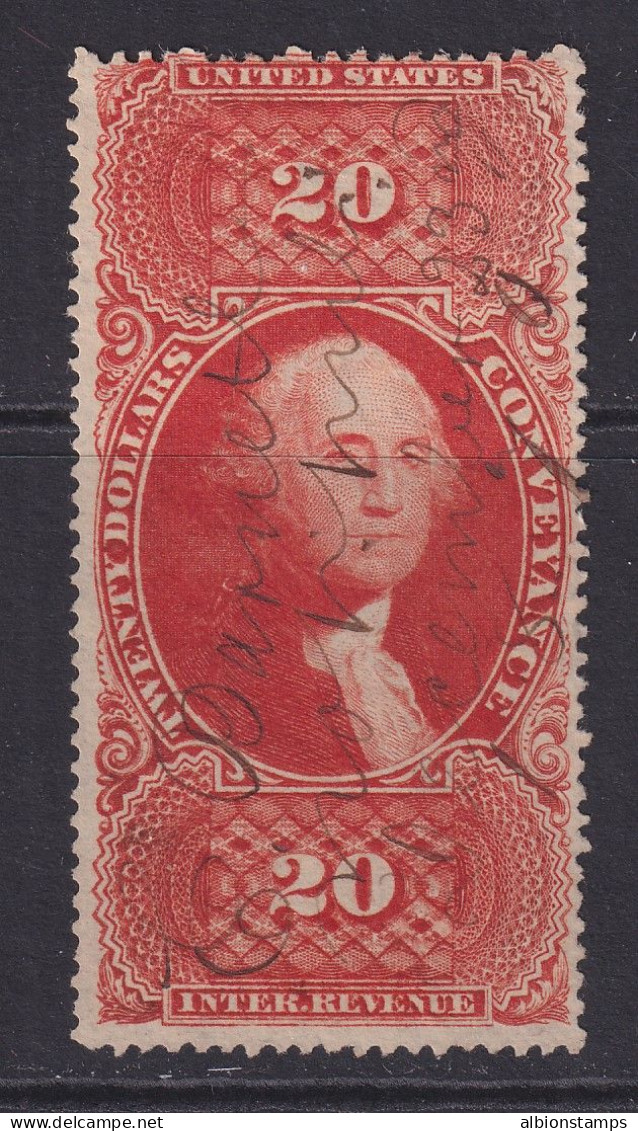 US, Scott R98c, Used, Manuscript Cancel - Fiscali