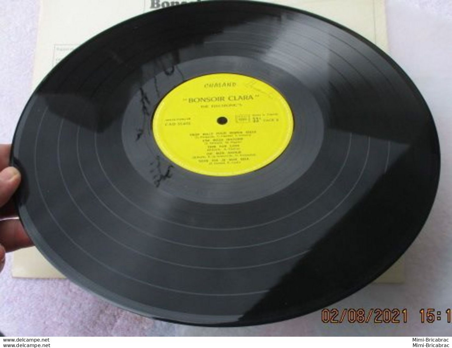 Suite Décés : Cote 7 Euros !!! 33T 30 Cm 33T The ELECTRONIC'S LP Vinyl BONSOIR CLARA -LA MUSICA -TRETEAUX 35012 - Hit-Compilations
