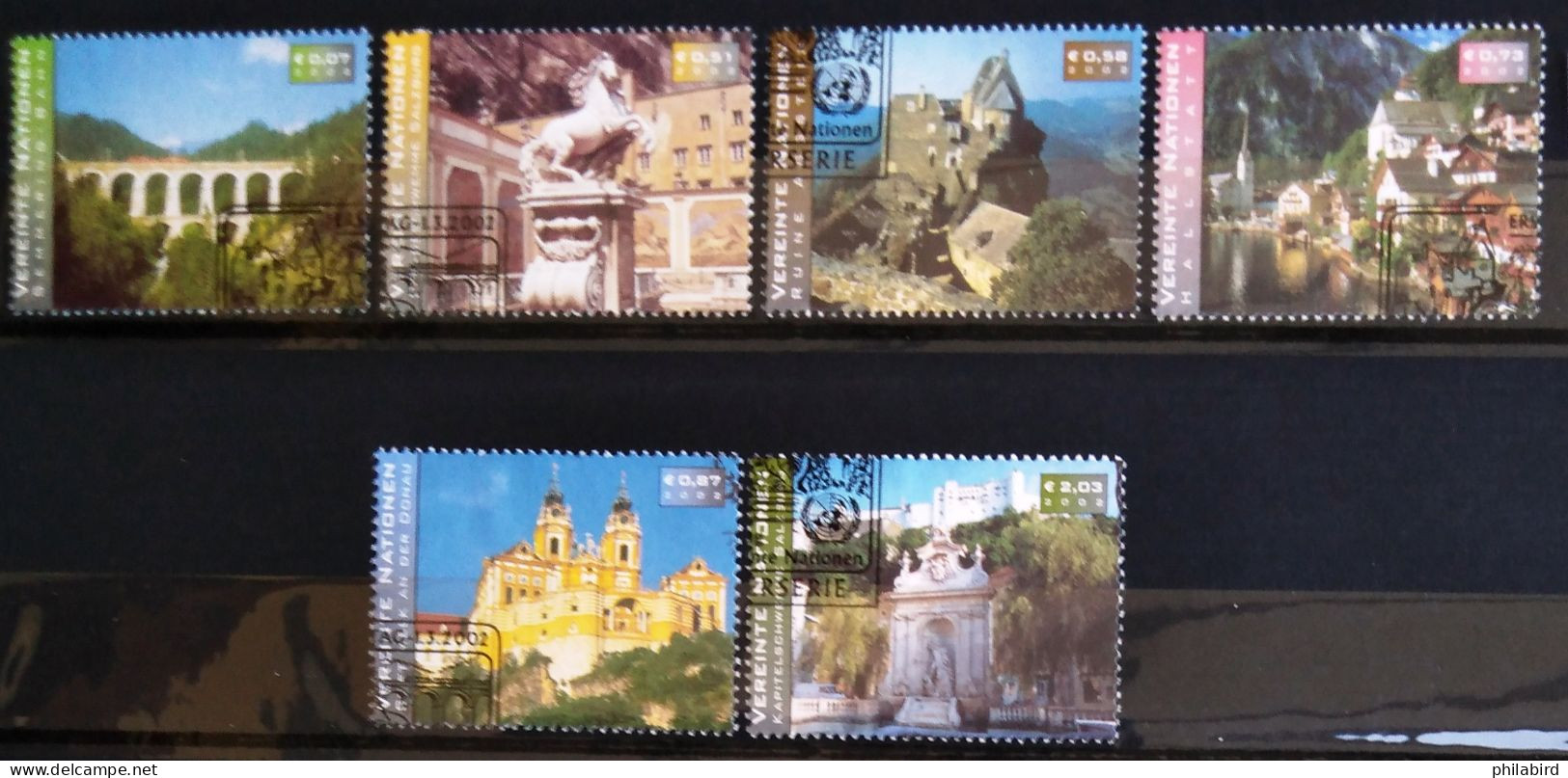 NATIONS-UNIS - VIENNE                         N° 364/369                       OBLITERE - Used Stamps